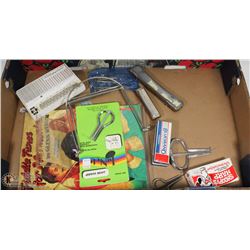 LARGE ESTATE COLLECTION OF HARMONICA ACCESSORIES
