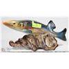 Image 1 : DECORATIVE RAINBOW TROUT ORNAMENT 16" LONG