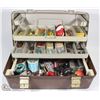 Image 1 : FISHING BOX WITH SUPPLIES.