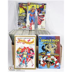 BOX OF  100 COLLECTOR COMICS  INCL SPECIAL