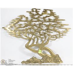 VINTAGE SOLID BRASS DECORATIVE WALL DISPLAY