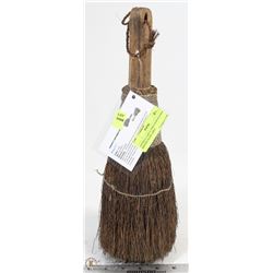 ANTIQUE EARLY 1900'S ELM HANDLE BROOM FROM CHINA