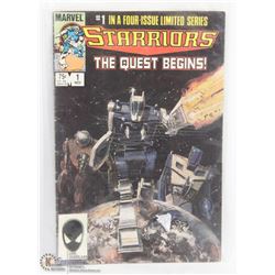 STARRIORS 1ST ISSUE COMIC 75C NOV 1 1984