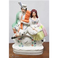 1800'S PAIR OF PORCELAIN FIGURINE ON CHOICE
