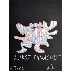 Jean Dubuffet, Lithograph "Taurot Panachet", 1963