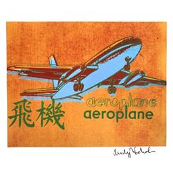 Andy Warhol, "Aeroplane" Print, 1986