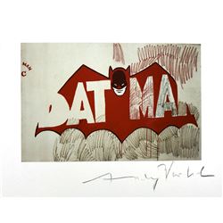 Andy Warhol,  Batman  Print, 1986