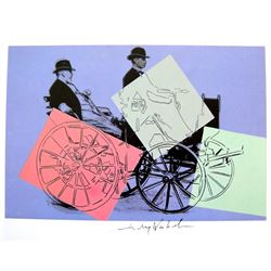 Andy Warhol, "Cars Mercedes Benz" signed Print, 1986