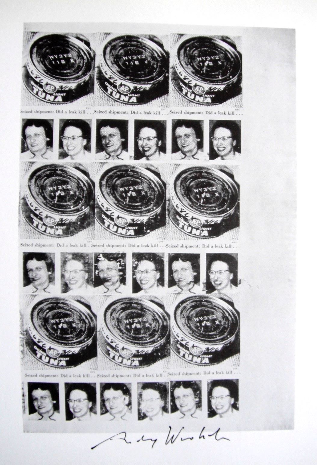 Andy Warhol, special Print "Tunafish Disaster" 1986