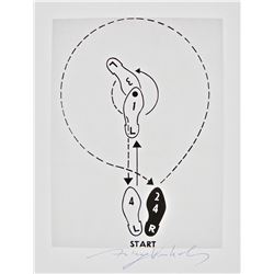 Andy WARHOL, special Print "Dance Diagram" 1986