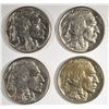 Image 1 : 4-1935 BUFFALO NICKELS, CH BU