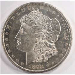 1878-CC MORGAN SILVER DOLLAR, CHOICE BU PROOF LIKE