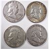 Image 2 : $15.00 FACE VALUE 90% SILVER FRANKLIN HALVES