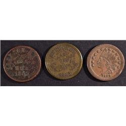 (3) CIVIL WAR STORE TOKENS