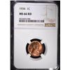 Image 1 : 1934 LINCOLN CENT NGC MS66 RD