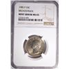 Image 1 : 1985-P MINT ERROR WASHINGTON QUARTER, NGC MS-65
