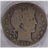 Image 2 : 1892-O BARBER HALF DOLLAR  PCGS AG03