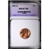 Image 1 : 1951-D LINCOLN CENT, ENG SUPERB GEM BU RED