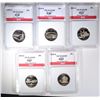 Image 1 : 2005-S STATE QUARTER SET ALL PERFECT GEM PR DCAM