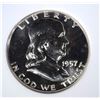 Image 2 : 1957 FRANKLIN HALF DOLLAR, PCSS SUPERB GEM