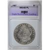 Image 1 : 1887 MORGAN DOLLAR ENG CHOICE BU PL