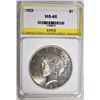 Image 1 : 1923 PEACE SILVER DOLLAR LVCS GEM BU