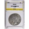 Image 1 : 1927 PEACE SILVER DOLLAR LVCS CH BU