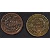Image 2 : 1829 & 1853 HALF CENTS