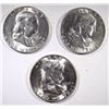 Image 1 : 2 1952-S & 1949-S FRANKLIN HALF DOLLARS