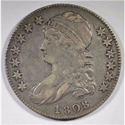 1808 BUST HALF DOLLAR O-105  XF
