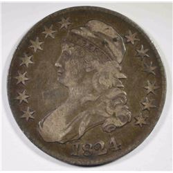 1824 BUST HALF DOLLAR  FINE