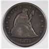 Image 1 : 1875-CC TWENTY CENTS XF  RARE