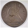 Image 1 : 1842 SEATED LIBERTY DOLLAR  XF-AU