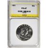 Image 1 : 1951 FRANKLIN HALF DOLLAR LVCS SUPERB GEM PROOF