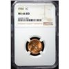 Image 1 : 1930 LINCOLN CENT NGC MS66 RD