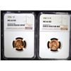 Image 1 : 1936 & 1941-S LINCOLN CENTS NGC MS66 RD