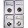 Image 1 : 1961-64 WASHINGTON QUARTERS, NGC PF-68