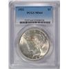 Image 1 : 1922 PEACE DOLLAR, PCGS MS-64