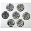 Image 2 : BU ROLL MIXED DATE SILVER DIMES, 1964 & EARLIER