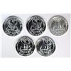 Image 3 : 39 - GEM PROOF SILVER QUARTERS, 1964 & EARLIER