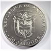 Image 2 : 1974 PANAMA 20 BALBOA 3.85 ozt FINE SILVER