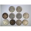 Image 2 : 10 - 1958 CANADA SILVER DOLLARS VARIOUS GRADES