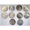 Image 1 : 10 - 1967 CANADA SILVER DOLLARS VARIOUS GRADES