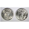 Image 1 : 2 -CHOICE BU WALKING LIBERTY HALVES; 1943-S & 1942