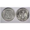 Image 2 : 2 -CHOICE BU WALKING LIBERTY HALVES; 1943-S & 1942