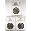Image 1 : 3 - 1977 IKE DOLLARS NGC MS65