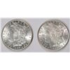 Image 1 : 2 - CHOICE BU MORGAN DOLLARS; 1885 & 1886
