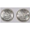 Image 2 : 2 - CHOICE BU MORGAN DOLLARS; 1885 & 1886
