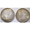 Image 1 : 2 - CHOICE BU MORGAN DOLLARS; 1890 & 1899-O