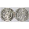 Image 2 : 1881-S & 1904-O CHOICE BU+ MORGAN DOLLARS